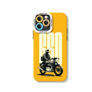 Vintage Motorcycle Adventure Silicone Case for Apple iPhone Series