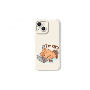 Sleepy Cat Workday Blues Silicone Case for Apple iPhone Series