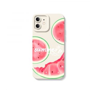 Watermelon Summer Silicone Case for Apple iPhone Series