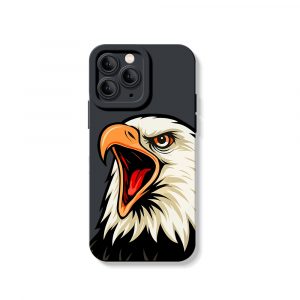 Fierce Eagle Graphic Silicone Case for Apple iPhone Series