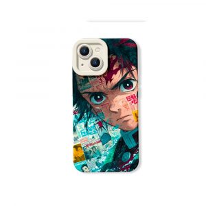 Bold Anime Collage Design Silicone Case for Apple iPhone Series