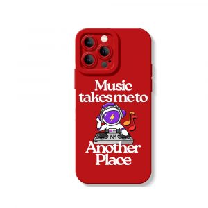 Astronaut DJ Groove Silicone Case for Apple iPhone Series