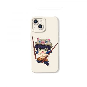 Anime Warrior Chibi Silicone Case for Apple iPhone Series
