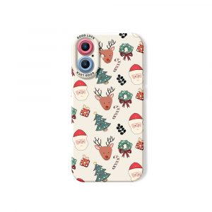 Festive Holiday Silicone Case for Apple iPhone Series