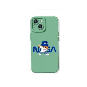 Astronaut Bear Adventure Silicone Case for Apple iPhone Series
