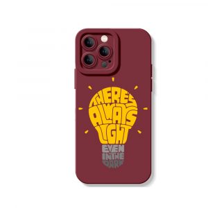Always Light Graphic Silicone Case for Apple iPhone Series