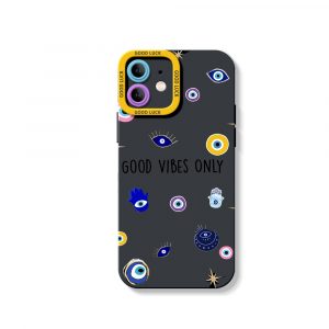 Good Vibes Only Protection Stylish Silicone Case for Apple iPhone Series