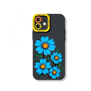 Floral Blossom Shockproof Silicone Case for Apple iPhone Series