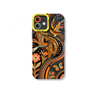 Retro Nature Art Silicone Case for Apple iPhone Series