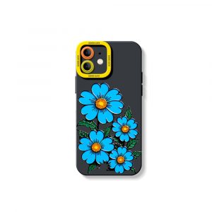 Floral Blossom Shockproof Silicone Case for Apple iPhone Series