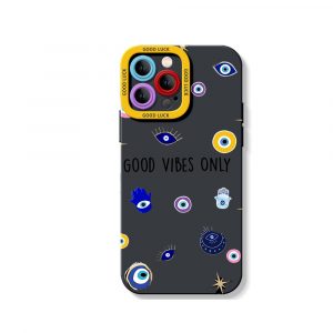 Good Vibes Only Protection Stylish Silicone Case for Apple iPhone Series