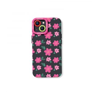 Chic Floral Bliss Silicone Case for Apple iPhone Series