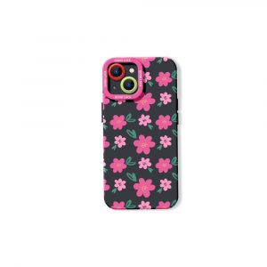 Chic Floral Bliss Silicone Case for Apple iPhone Series