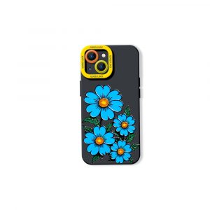 Floral Blossom Shockproof Silicone Case for Apple iPhone Series