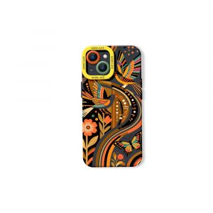 Retro Nature Art Silicone Case for Apple iPhone Series