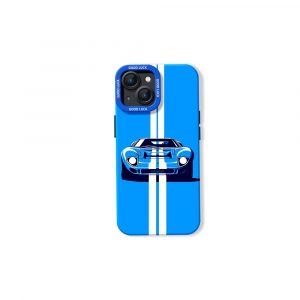 Racing Stripe Car Silicone Case for Apple iPhone Series