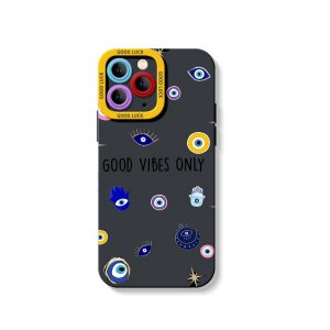 Good Vibes Only Protection Stylish Silicone Case for Apple iPhone Series