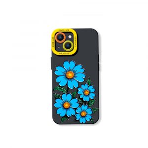 Floral Blossom Shockproof Silicone Case for Apple iPhone Series