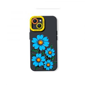 Floral Blossom Shockproof Silicone Case for Apple iPhone Series