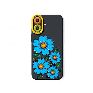 Floral Blossom Shockproof Silicone Case for Apple iPhone Series