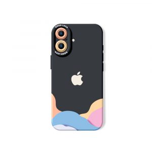 Candy Wave Silicone Case for Apple iPhone Series - iPhone 17, Black