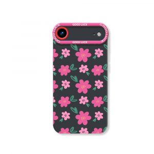 Chic Floral Bliss Silicone Case for Apple iPhone Series
