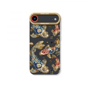 Floral Golden Art Silicone Case for Apple iPhone Series