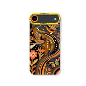 Retro Nature Art Silicone Case for Apple iPhone Series