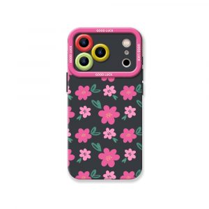 Chic Floral Bliss Silicone Case for Apple iPhone Series