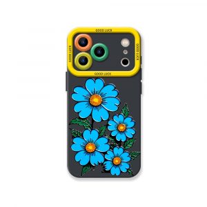 Floral Blossom Shockproof Silicone Case for Apple iPhone Series
