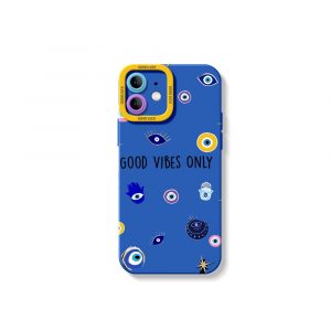 Good Vibes Only Protection Stylish Silicone Case for Apple iPhone Series