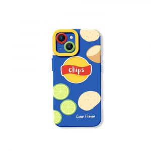 Crunchy Lime Chips Design Silicone Case for Apple iPhone Series