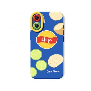 Crunchy Lime Chips Design Silicone Case for Apple iPhone Series