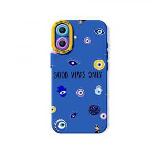 Good Vibes Only Protection Stylish Silicone Case for Apple iPhone Series