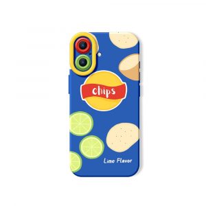 Crunchy Lime Chips Design Silicone Case for Apple iPhone Series
