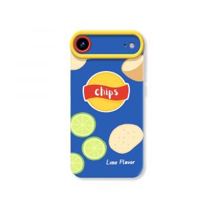 Crunchy Lime Chips Design Silicone Case for Apple iPhone Series