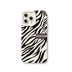 Zebra Vibe Silicone Case for Apple iPhone Series