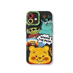 Cartoon Friends Silicone Case for Apple iPhone Series