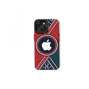 Bold Geometric Elegance Silicone Case for Apple iPhone Series