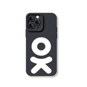 Playful Monochrome OK Silicone Case for Apple iPhone Series