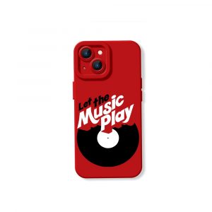 Let the Music Play Vinyl Groove Silicone Case for Apple iPhone Series