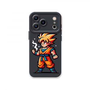 Anime Warrior Power-Up Silicone Case for Apple iPhone Series