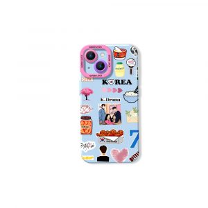 Korean Culture Celebration Silicone Case for Apple iPhone Series