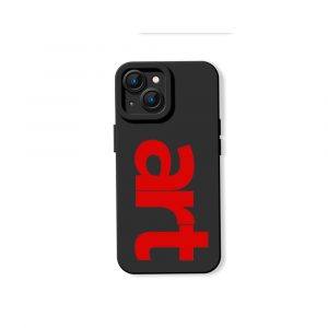 Bold Art Typography Silicone Case for Apple iPhone Series