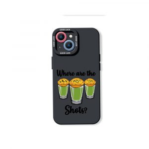 Party Vibes Shot Glass Red Silicone Case for Apple iPhone Series