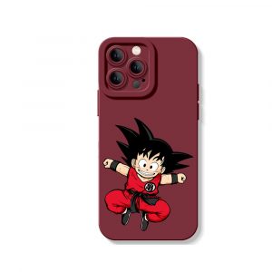 Energetic Saiyan Kid Silicone Case for Apple iPhone Series