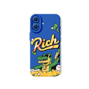 Rich Croco Silicone Case for Apple iPhone Series