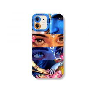 Divine Glimpse Artistry Silicone Case for Apple iPhone Series