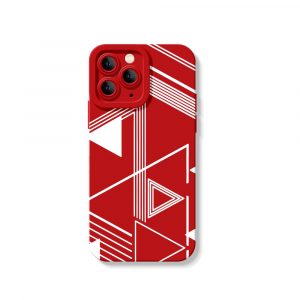Monochrome Geometric Vibes Silicone Case for Apple iPhone Series