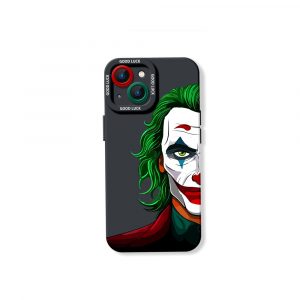 Colorful Clown Mask Art Silicone Case for Apple iPhone Series